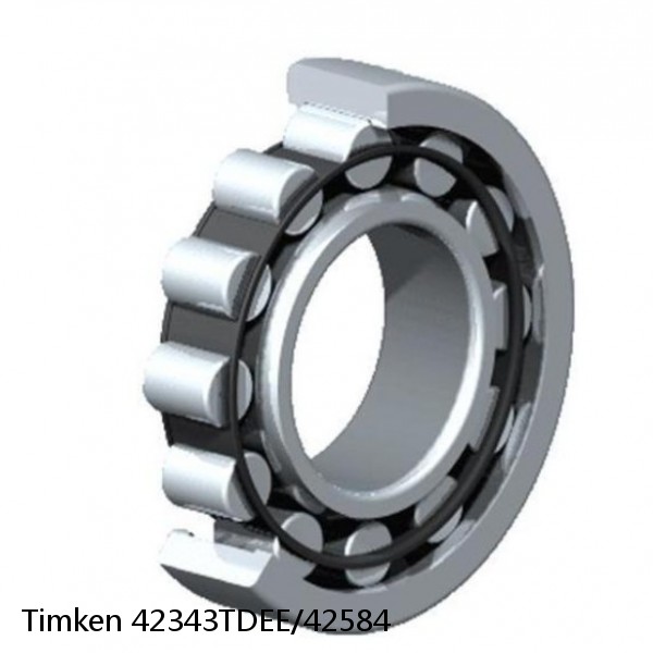 42343TDEE/42584 Timken Cylindrical Roller Bearing #1 small image